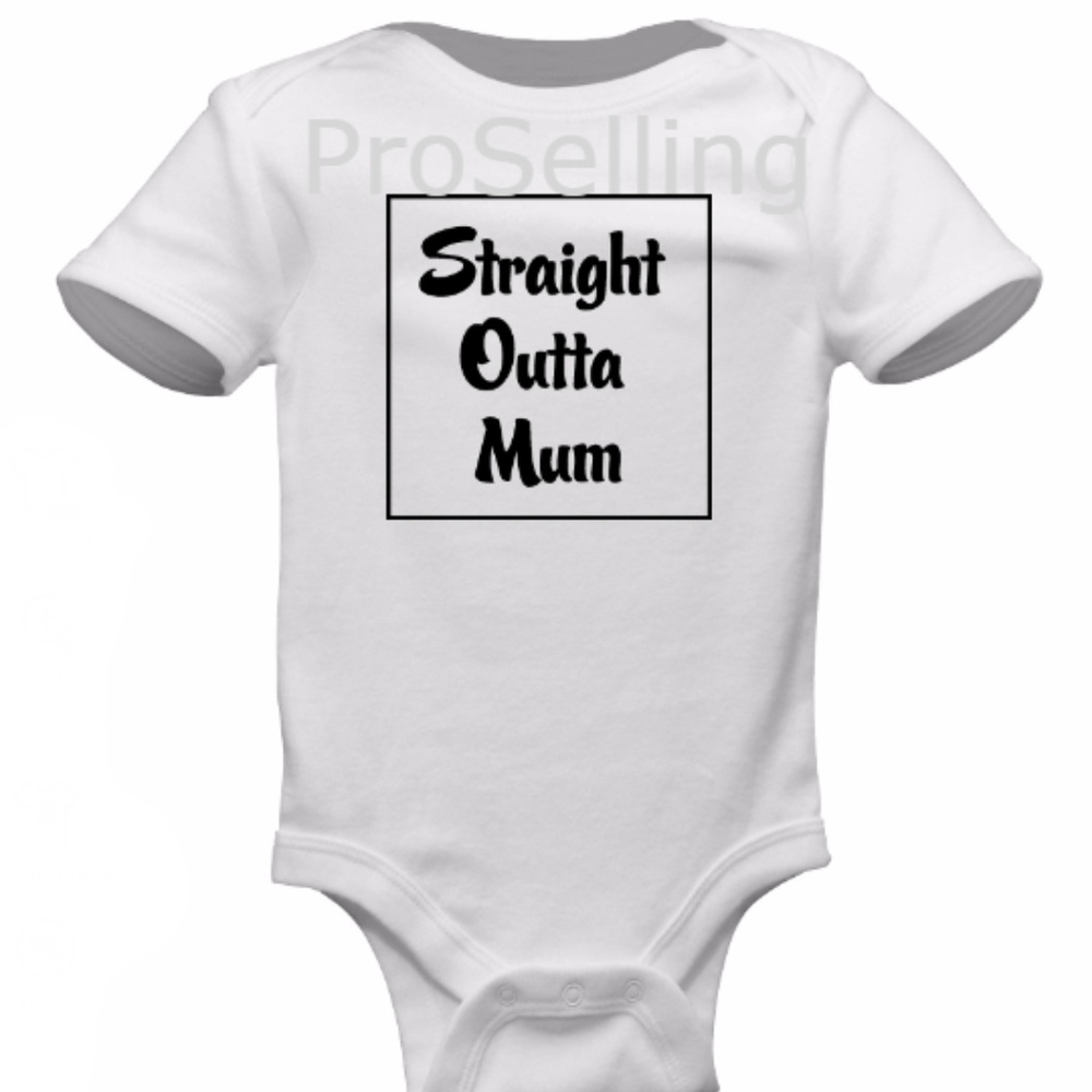 Custom T-shirts "Straight outta Mum